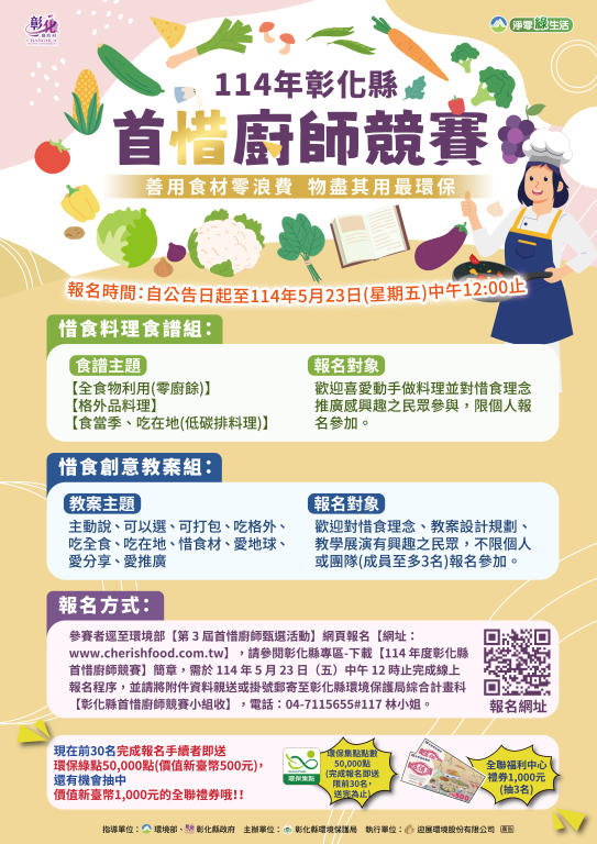 114年度彰化縣首惜廚師競賽EDM